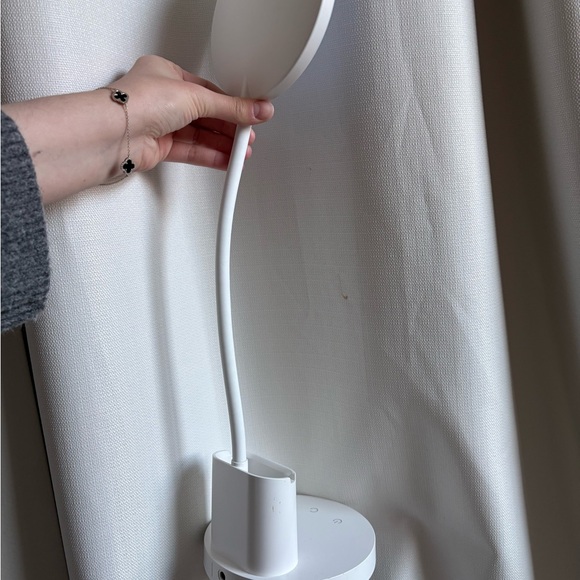 Sleek White LED Desk Lamp - Picture 2 of 2